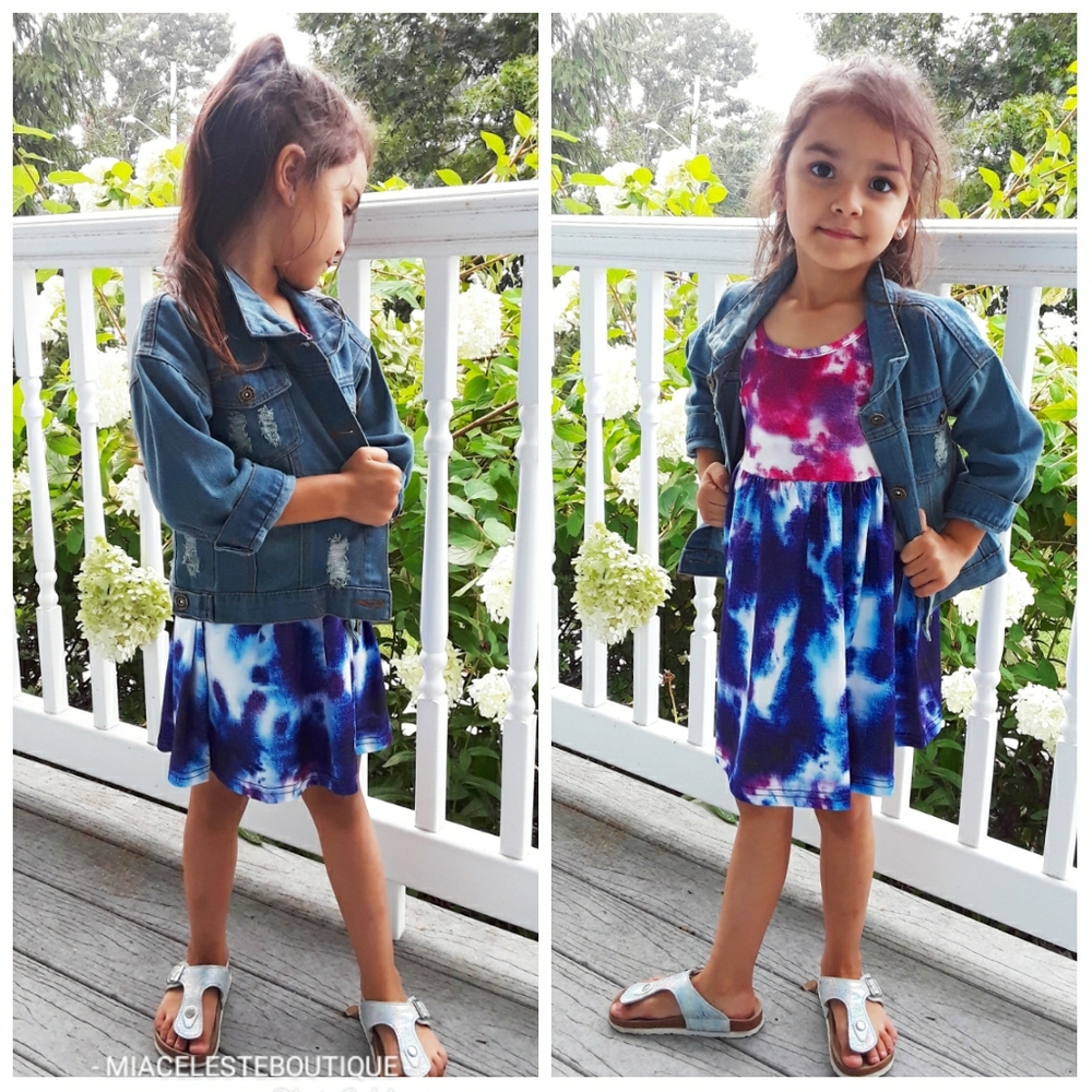 Girls Distressed Denim Jacket